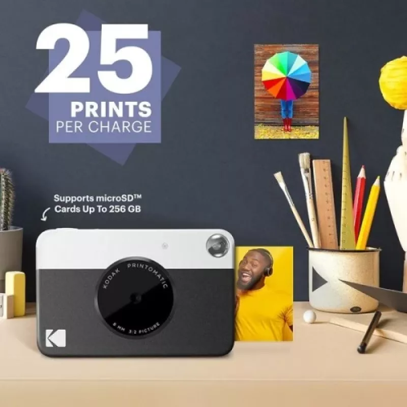 Kodak PRINTOMATIC fotocamera istantanea, 2x3 pollici, nero