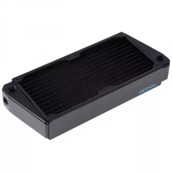 Alphacool NexXxoS XT45 - blocco dissipatore - ottone - rame - acciaio - nero - 1/4 - 1,5 bar - 12 cm (14234)