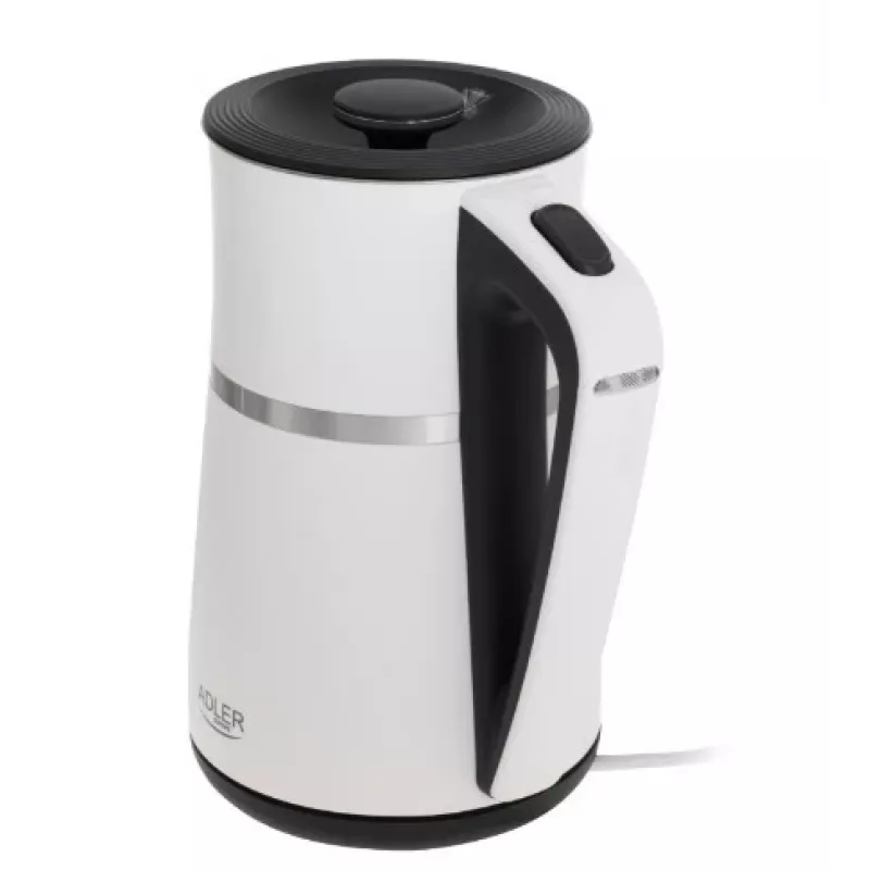 Bollitore Adler 1,7 l 1355 W bianco a doppia parete