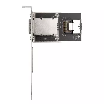 SilverStone SA011 - staffa SAS da interno a esterno - SAS 24Gbit/s - Mini SAS (SFF-8087) (F) a 4 x Mini SAS a 26 poli (F)