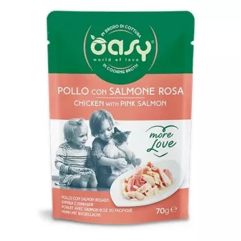 Oasy More Love pollo con salmone busta 70 g