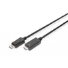 Cavo adattatore DisplayPort 1.2 con blocco 4K 60Hz UHD Type DP/HDMI A M/M nero 2 m