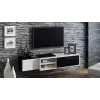 Mobile TV Cama SIGMA1 180 bianco/nero lucido