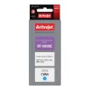 Flacone d'inchiostro ActiveJet AB-5000C ciano, compatibile con Brother, 50 ml a base di colorante resa alta (XL)