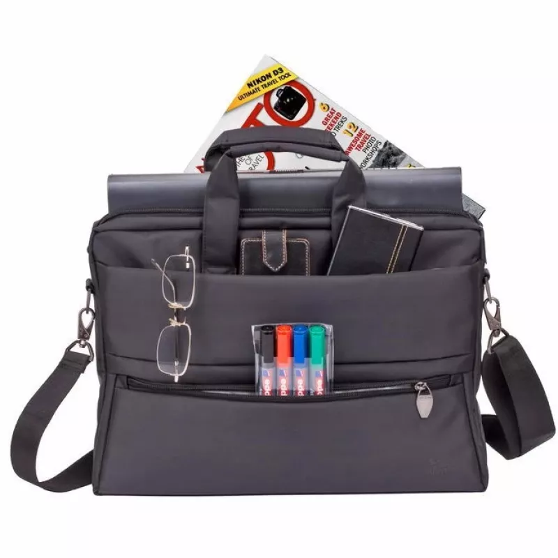 Borsa a tracolla Rivacase 8630 39,6 cm (15,6 pollici) nero