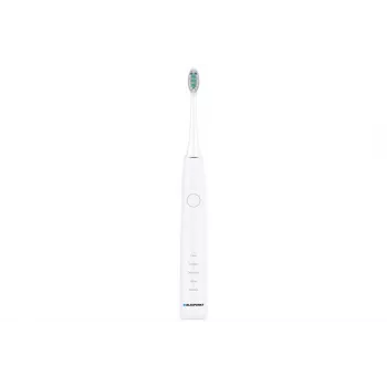Spazzolino elettrico sonico BLAUPUNKT DTS201WH – compatto, bianco, testina ovale, modalità Sensitive, timer di 2 minuti, batteria 5V integrata