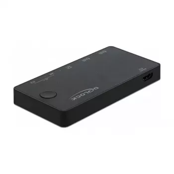 Switch KVM DeLOCK 11477 nero