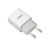 Caricabatterie da interno AC IBOX C-35 universale bianco — 5 V max, 0,3 A ingresso, 1 A uscita USB