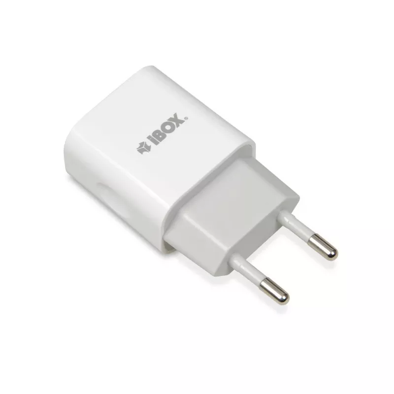 Caricabatterie da interno AC IBOX C-35 universale bianco — 5 V max, 0,3 A ingresso, 1 A uscita USB