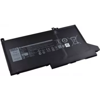 Batteria ricaricabile per laptop Dell, 42 WHr, 3 celle, compatibile con modelli Dell selezionati