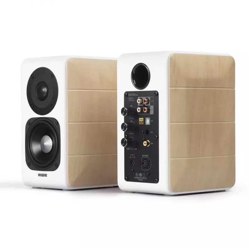Edifier S880DB diffusori 2 vie bianco, legno con filo e senza fili 88 W