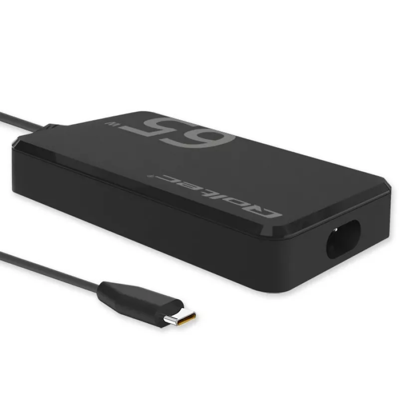 Caricabatterie QOLTEC 65W GaN Super Fast sottile PD 5-20V 3,25A USB-C