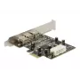Scheda interfaccia FireWire A/B DeLOCK PCI Express 89153