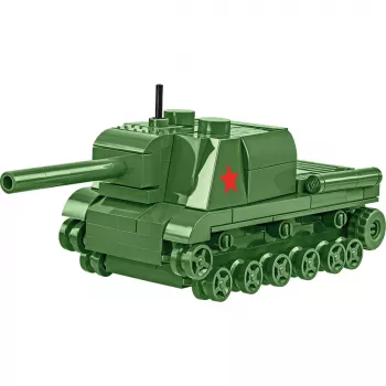 Kit di costruzione Cobi ISU 152 – tema Seconda Guerra Mondiale, 135 pezzi, verde