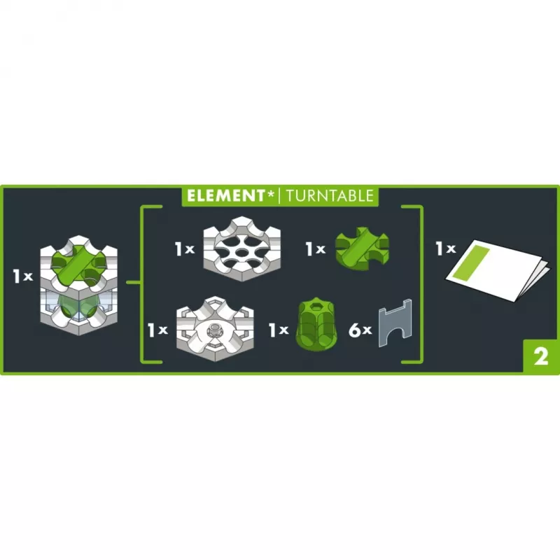 Ravensburger GraviTrax PRO elemento piattaforma girevole giocattolo pista di biglie (22433)