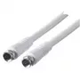 Cavo coassiale SCHWAIGER KVC15 532 F a F 1,5 m bianco