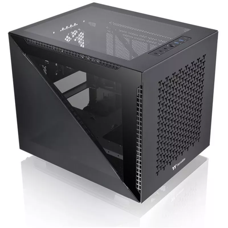 Case PC Thermaltake Divider 200 TG Air Micro Tower nero