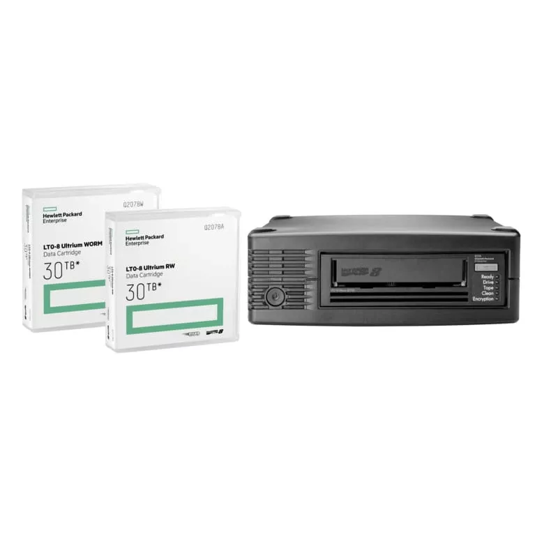Hewlett Packard Enterprise HPE Ultrium WORM Data Cartridge - LTO Ultrium WORM 8 - 12TB / 30TB - etichette - verde (Q2078W)