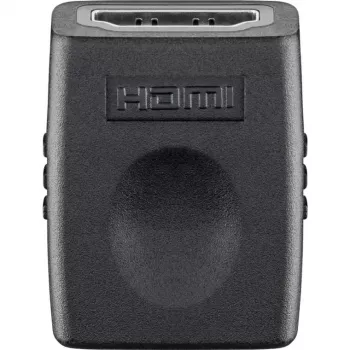 Wentronic Goobay Adattatore HDMI™, nero - connettore femmina HDMI™ A > connettore femmina HDMI™ A (68688)