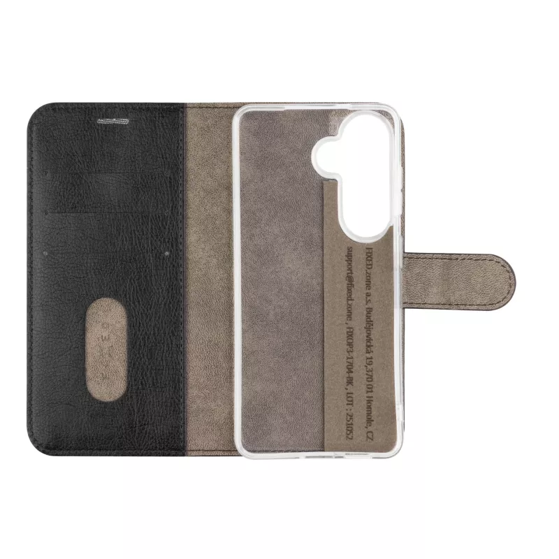 Fixed Opus custodia a libro per Samsung Galaxy S26, nera, pelle
