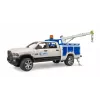 Auto Dodge RAM 2500 Service con luce rotante e gru BRUDER 02509