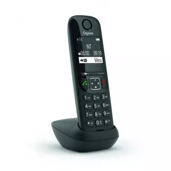 Telefono analogico/DECT Gigaset AS690HX cordless con display del numero chiamante nero