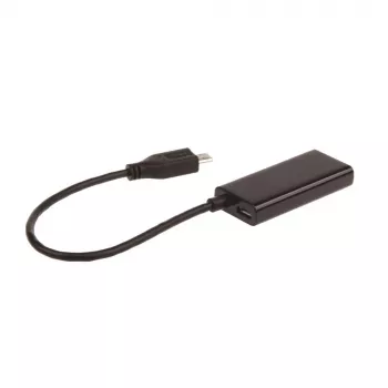 Adattatore MHL(M)->HDMI(F)+USB MICRO(BF)(11 PIN) 16 cm