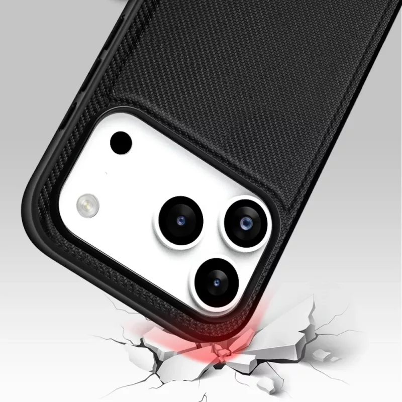 Nevox StyleShell NYLO 2528 Custodia per iPhone 17 Pro, nero