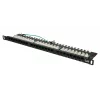 Patch panel Extralink CAT6 UTP 0.5U 24 porte