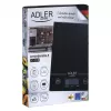 Adler AD 3138 b bilancia da cucina meccanica nera piano rettangolare