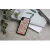 Custodia protettiva iKins per iPhone XS / iPhone X, motivo rombi, nero
