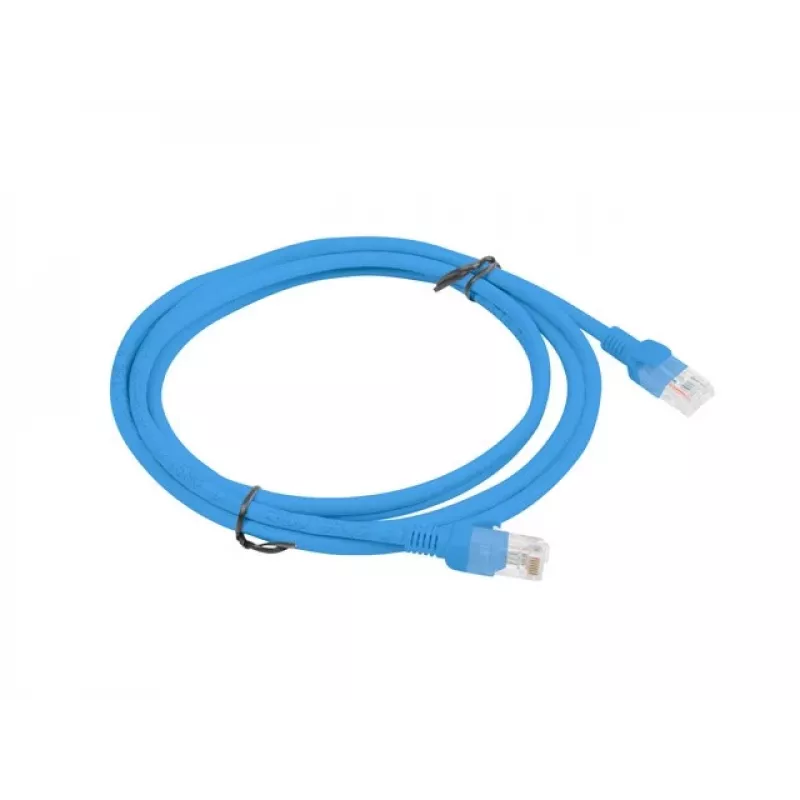 Cavo di rete LANBERG PCU6-10CC-0200-B Cat6 U/UTP RJ-45 a RJ-45 2 m blu, conduttore CCA, 250 MHz