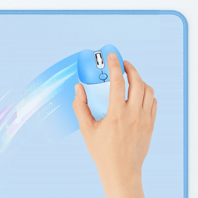 Tappetino da scrivania XXL per mouse e tastiera, blu