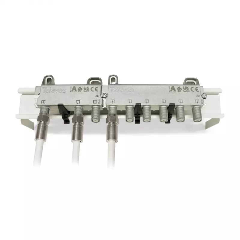 Splitter Televes a 6 vie VT612FZ 5–1218 MHz 12 dB