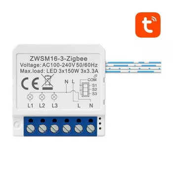Modulo interruttore smart Avatto ZWSM16-W3 ZigBee – compatibile TUYA, relè da incasso
