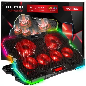 Base di raffreddamento per laptop 6 FAN VORTEX RGB
