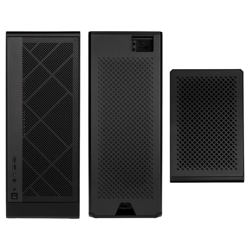 SilverStone ALTA G1M - Torre MicroATX - Micro-ATX - senza alimentatore (SFX12V/SFX-L12V) - nero - USB/Audio