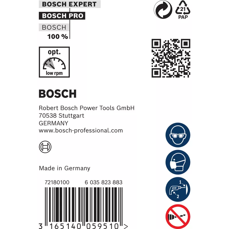 Punta per installazioni Bosch, 600 mm