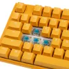 Tastiera gaming Ducky One 3 gialla, RGB-LED - MX-Blau (US)