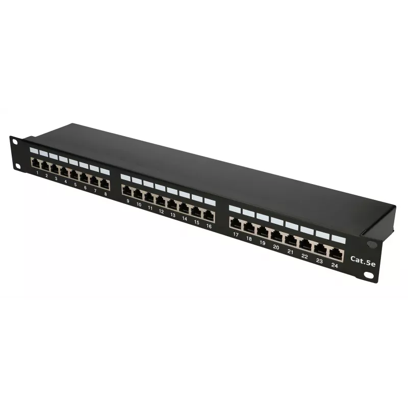 Patch panel Extralink CAT5E STP V2 24 porte