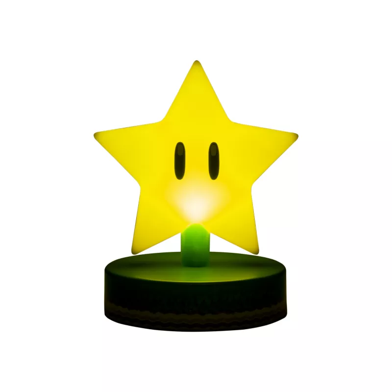 Lampada da tavolo Paladone Super Mario Super Star Icon Light — luce notturna LED decorativa