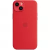 Apple iPhone 14 Plus Custodia in silicone compatibile MagSafe – (PRODUCT)RED