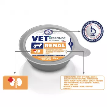 VET RESPONSE Renal - umido per gatti - 85 g