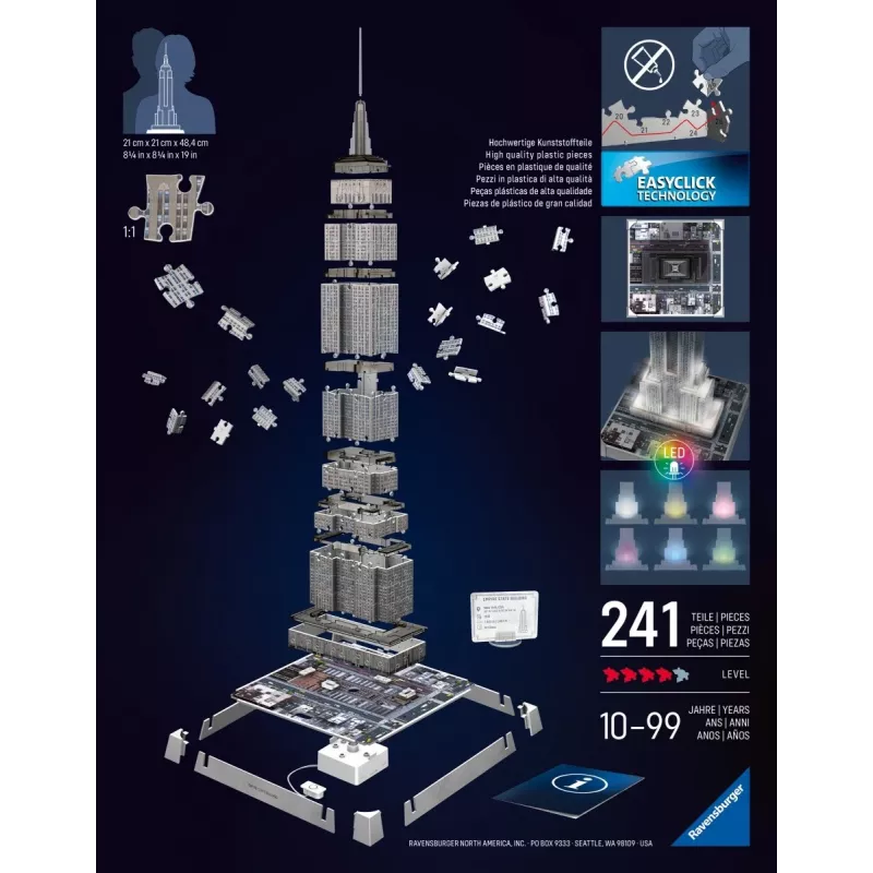 Puzzle 3D Ravensburger 12008026 216 pezzi edificio