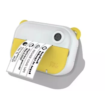Fotocamera digitale per bambini Xrec myFirst Insta Wi, modello FC2402SA-YW01, per bambini dai 3 anni, 232 g, grigio/bianco/giallo