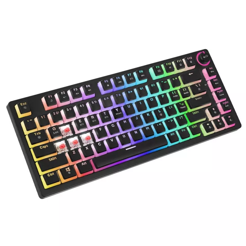 Tastiera gaming Savio SAVGK-PHENIX RED PUDDING meccanica RGB wireless