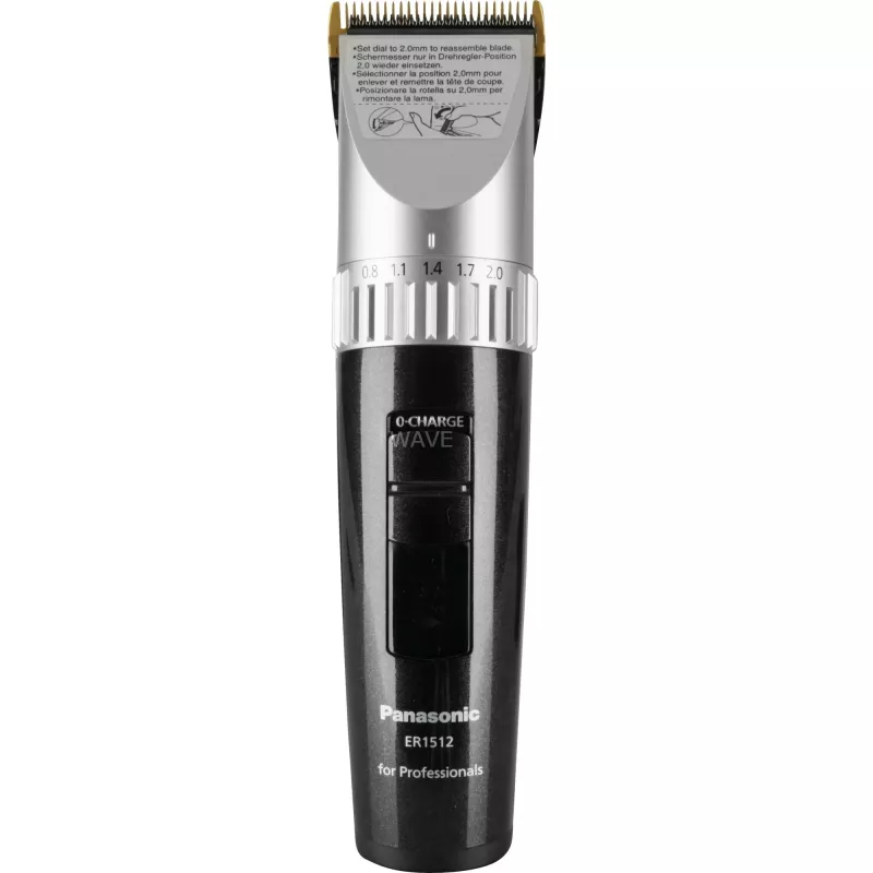 Panasonic ER1512 tagliacapelli/trimmer ricaricabile in acciaio inox (ER-1512)