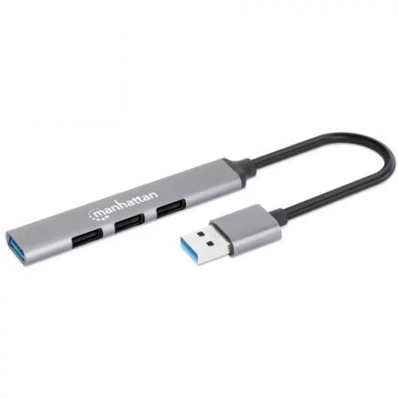 Hub Manhattan USB-A 4 porte, 4 porte USB-A (1x 5 Gbps USB 3.2 Gen1…