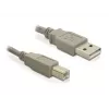 Cavo USB DeLOCK 82215 1,8 m USB A USB B grigio