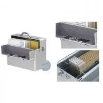 Valigetta portadocumenti ALUMAXX ALPHA, alluminio, argento (45100)